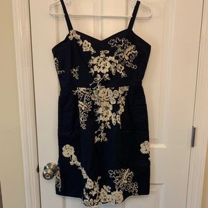 JCrew Navy Sleeveless Dress